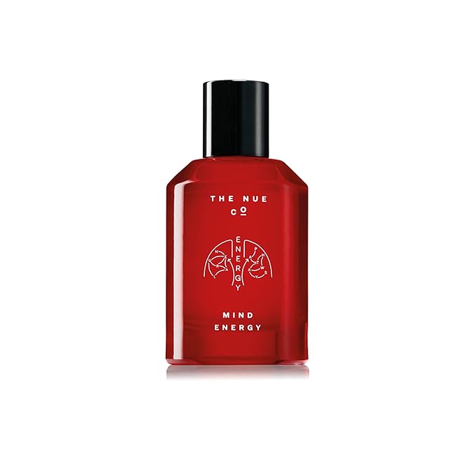 The Nue Co. MIND ENERGY Instant Stress Relief Unisex Fragrance - Clary Sage, Juniper, Pink Peppercorn + Clove - Vegan 50mL / 1.69 oz