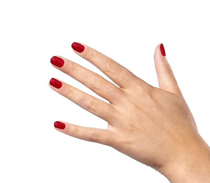 duri Nail Polish, 34 Pure Red, Red-Carpet Classic, Stylish, Modern, Full Coverage, Glossy Finish, Quick Drying, 0.45 Fl Oz