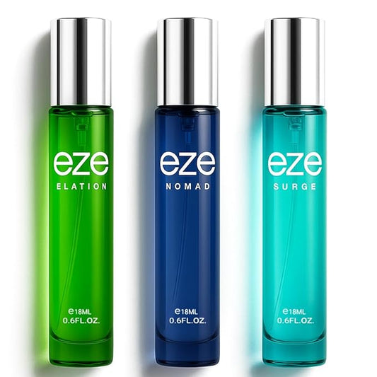 Eze On The Go Trio Combo Perfume For Men – 18mL | Luxury Perfume with Long-Lasting Fragrance | Perfect for Work, Events & Special Occasions | Gift for Him | Captivating Scent