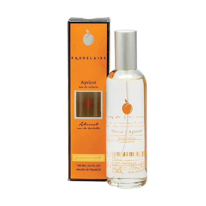 Provence Sante Eau de Toilette Spray - Luxury Long-Lasting Fragrance - Apricot Scent - Elegant Perfume Gift - Made in France - 3.5 Oz