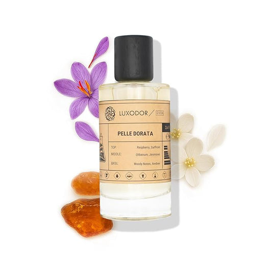Pelle Dorata- Eau de Parfum - Inspired by TF Tuscan Leather - Unisex Fragrance Long-lasting 3.4 fl. oz (100ml)