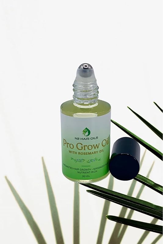Hair Growth Oil, Scalp Treatment, Scalp Massage Oil, 100% Natural Oils, Essential Oil Blend, Nutrient-Rich, Roll On (1 fl oz)