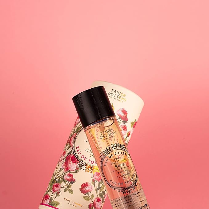 Panier des Sens - Rose Eau de Toilette 1.7 Floz – Floral & Feminine Fragrance - Daily Light Perfume for Women - Parfum Crafted in Grasse, France - Gifts for Her - Elegant Packaging