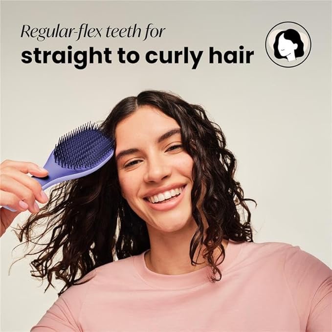 Tangle Teezer Ultimate Detangler Brush for Wet & Dry Hair, Eliminates Knots & Reduces Breakage for All Hair Types, Amazon Exclusive Lilac Purple