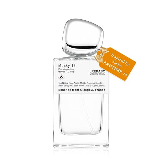 Ambre Musk Eau de Parfum - Inspired by L' Labo's ANOTHER 13 Perfume For Women & Men, Paraben Free, Vegan, Clean Ingredients, Unisex - Fragrance Spray 50 ml | 1.7 oz