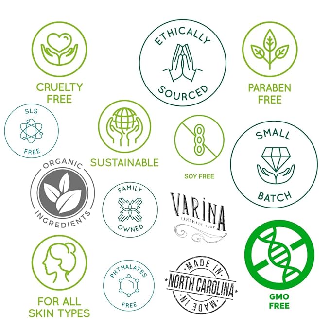 Natural Cherry Almond Bar Soap - Gentle Cleansing for Sensitive Skin, Spicy - 3 Pack