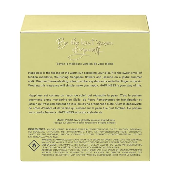 THE HEART COMPANY | Happiness in a bottle | Citrus Perfume for women | Vegan Women's Eau de Parfum | Clean Bergamot Fragrance with Essential Oils 75ml - 2.5 fl oz.