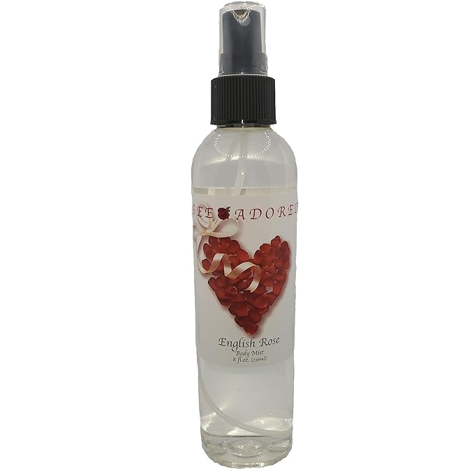 Body Spray, English Rose, 8 Fluid Ounce
