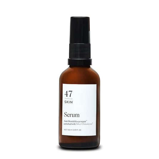 Hydrating Face Serum for Clearing Acne and Scars, Anti-Blemish & Scar Repair Serum Skincare Treatment with Silver Chitoderm Smooth Skin Moisturiser Serum for All Skin Types (1.69 oz)