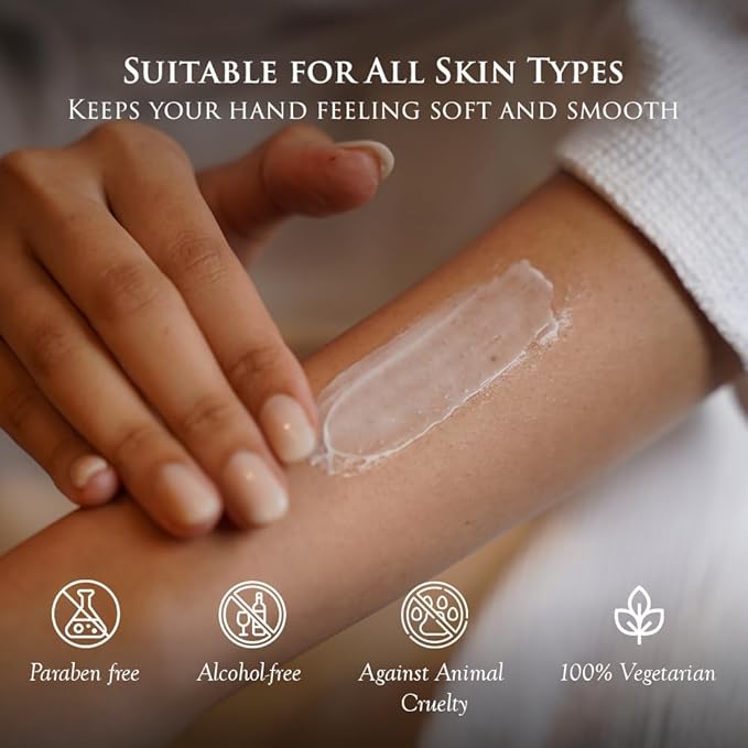 SPA CEYLON CARDAMOM ROSE Intensive Hand Cream | Revitalizing | Vitamin-Rich | 100% Vegetarian | Suitable for all skin types