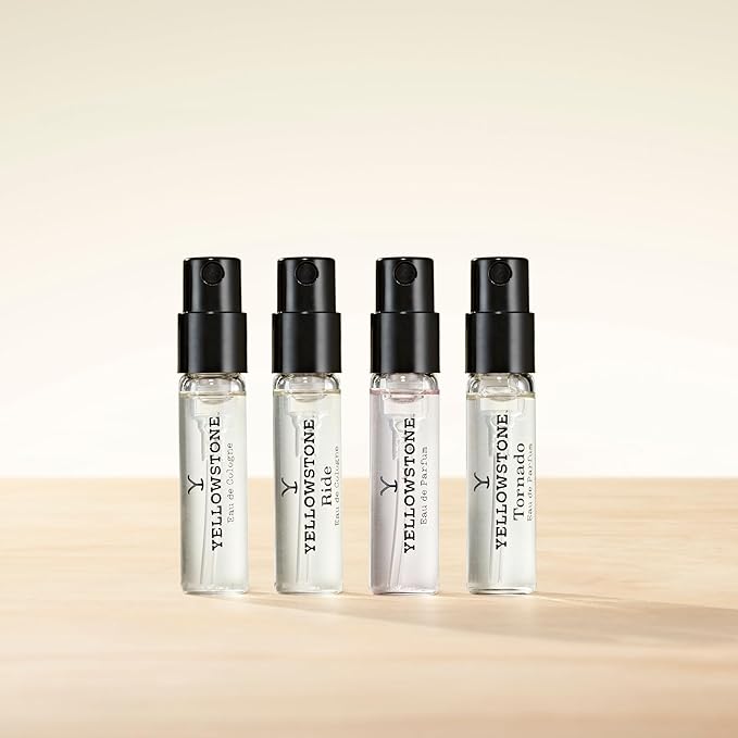 Tru Fragrance Beauty Yellowstone Discovery Set- 2 Ml Sample Set - Men's and Women's