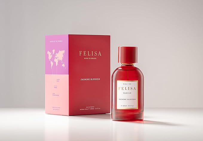 Jasmine Blossom Eau de Parfum 100ml – Unisex Chypre Floral Perfume, Long Lasting, Vegan, Sophisticated, Fruity, Elegant Fragrance for Women and Men