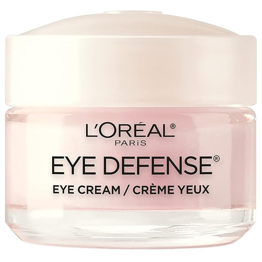L'Oreal Paris Dermo-Expertise Eye Defense Eye Cream with Caffeine and Hyaluronic Acid 0.5 oz