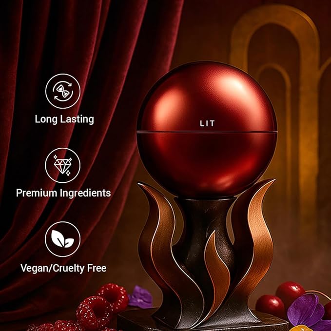 Eze Elevate LIT Eau de Parfum for Women 75ML | Long-Lasting Luxury Perfume | Raspberry & Sour Cherry Scent | Floral Jasmine & Violet | Warm Musk, Vanilla & Cashmeran Base | Premium Fragrance | EDP