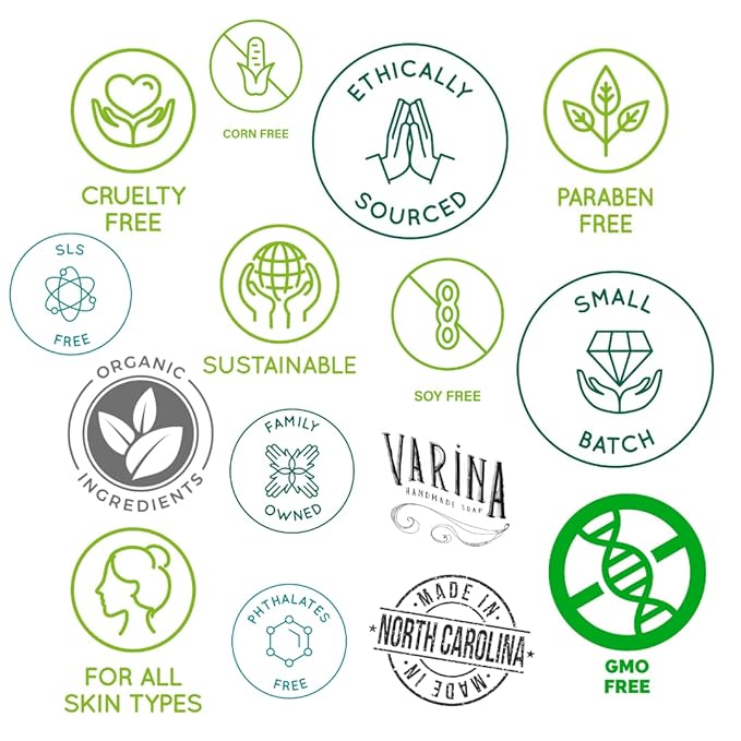 Organic Orange Hibiscus Bar Soap - Gentle Cleansing for Sensitive Skin, Fruity - 3 Pack