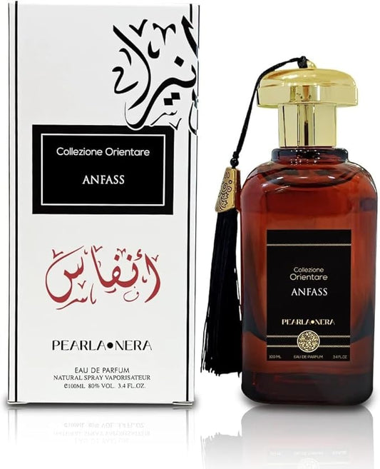 ANFASS, a Oud, Green, Mastika and Spice. Arabian Perfume for Women and Men. Unisex Pheromone Perfume: Harness Your Natural Allure. 3.4 Oz