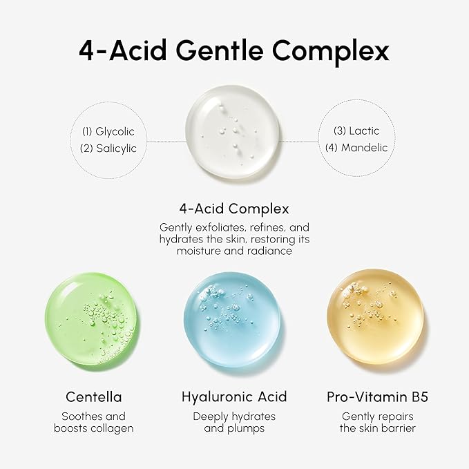 MAREE Exfoliating Toner with Salicylic Acid – AHA BHA Face Exfoliant & Pore Cleaner – BHA Liquid Exfoliant for Sebum & Dead Skin Care Remover – Face Exfoliator – Acido Salicilico Exfoliante Facial