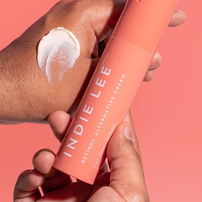 Indie Lee Retinol Alternative - Rambutan & Paracress Anti Aging Cream for Fine Lines and Wrinkles - Natural Retinol Cream & Face Tightening and Lifting Moisturizer (45ml)