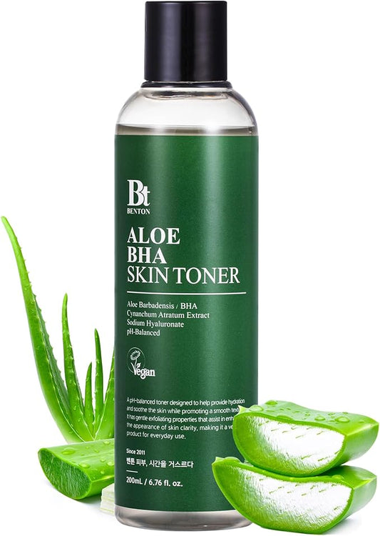 BENTON Aloe Skin Toner - Hydrating Face Toner for Oily & Dry Skin (6.76 fl. oz. / 200ml)