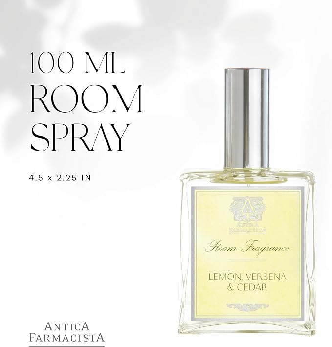 Antica Farmacista Room Spray - Lemon, Verbena and Cedar, 3.4 Fl Oz (Pack of 1)