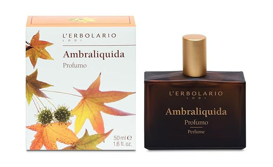 L'Erbolario Ambraliquida - Created To Win Over Men’s Tastes And Seduce Women’s Senses - Sweet Tones And Amber Accents - Vibrant Echo Of Natural Mystery - Amber, Creamy Scent - 1.6 Oz EDP Spray