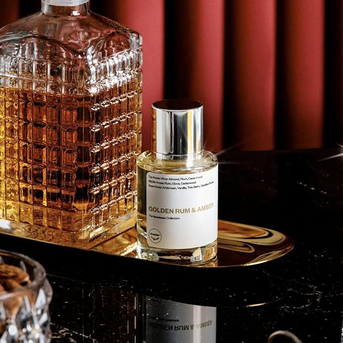 Dossier Original Eau de Parfum - Golden Rum & Amber - Unisex - 50 ML Long-lasting Perfume Crafted in France