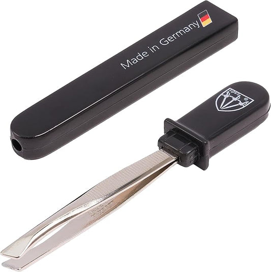 3 Swords Germany - Brand Quality Pocket Tweezers Manicure Pedicure Grooming for Professional Finger & Toe Nail Care by 3 Swords, Made in Solingen Germany (7407)