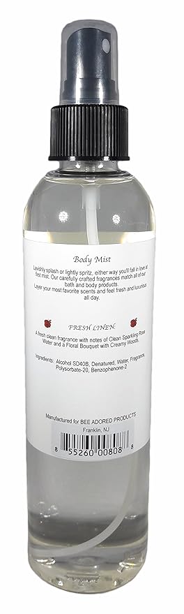 Body Spray, Fresh Linen, 8 Fluid Ounce