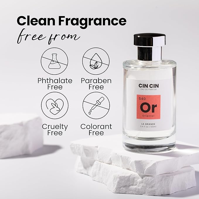 Cin Cin La Grande - Oriental 540 Eau de Parfum 100ml Inspired by M.F.K B.accarat R.ouge 5.40 Perfume for Women and Men - Long-Lasting Fragrance, Paraben-Free, Concentrated & Luxury Scented EDP