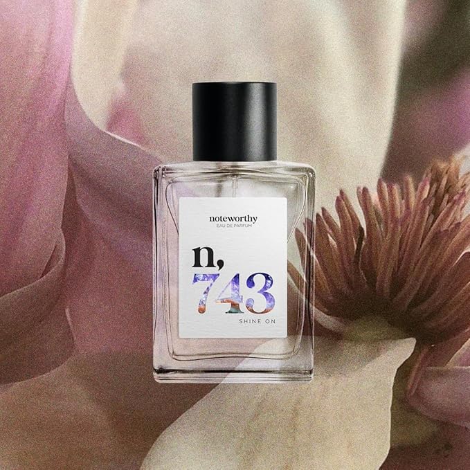Noteworthy n,743 Shine On Eau De Parfum – Tuberose, Magnolia, Jasmine | Sophisticated, Warm Fragrance for Any Occasion | Long-lasting Unisex Perfume for Women & Men (100ml)