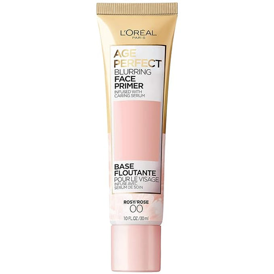L'Oreal Paris Age Perfect Face Blurring Primer Infused with Caring Serum Smoothes Liners and Pores