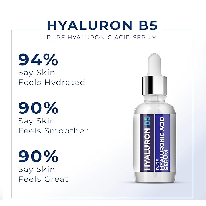 Hylunaric acid serum for Face - Acido Hialuronico B5 Serum for Women - Hydrating Serum for Fine Lines, Wrinkles & Anti Aging - 30ml