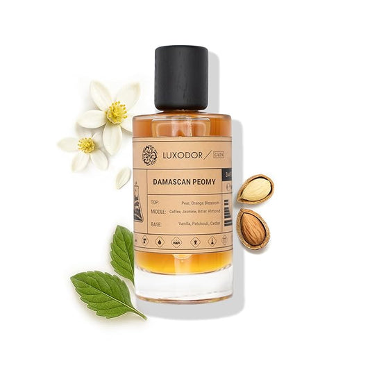 Damascus Poemy - Inspired by Y S.L's B.lack O.pium - pheromones perfumes for women cologne - dupes fragrances - Clean Paraben Free Vegan - 3.4 fl. oz (100ml) with perfume oil 10 ml roll-on