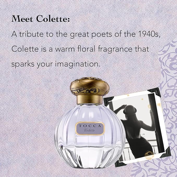 Tocca Colette Women's Perfume, 1.7oz (50 ml) - Warm Floral, Bergamot, Sandalwood, Pink Peppercorn Fragrance