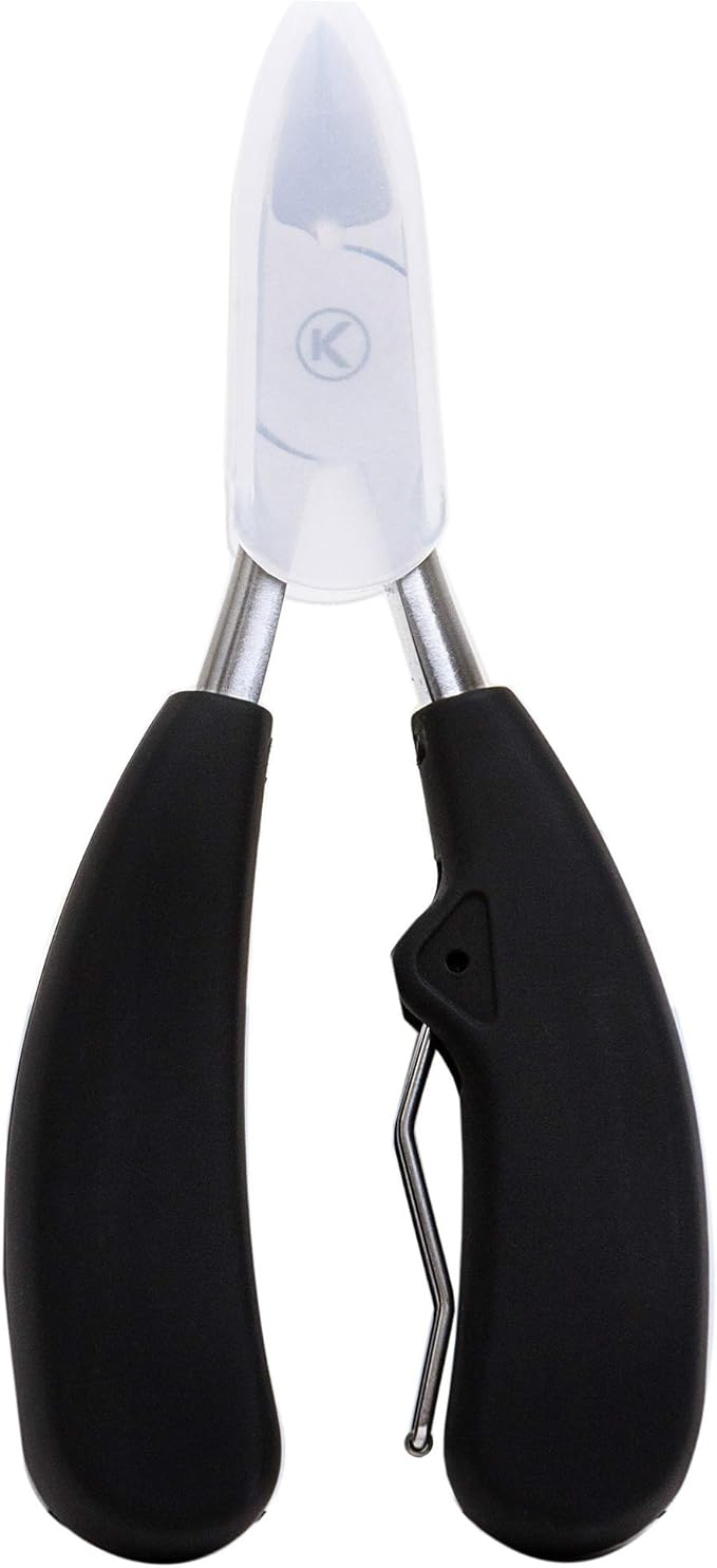 Kohm Toenail Clippers | Extra-Wide Blade & Non-Slip Grip for Thick, Ingrown & Fungal Nails | Heavy Duty Nail Cutter for Seniors, Men, Women & Pets