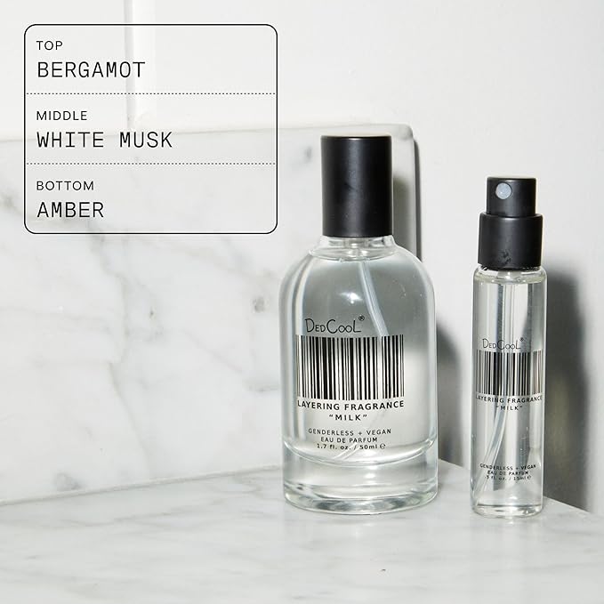 DedCool - Genderless + Vegan Eau de Parfum | Clean, Non-Toxic Fragrance For All (MILK, 1.7 fl oz | 50 ml)