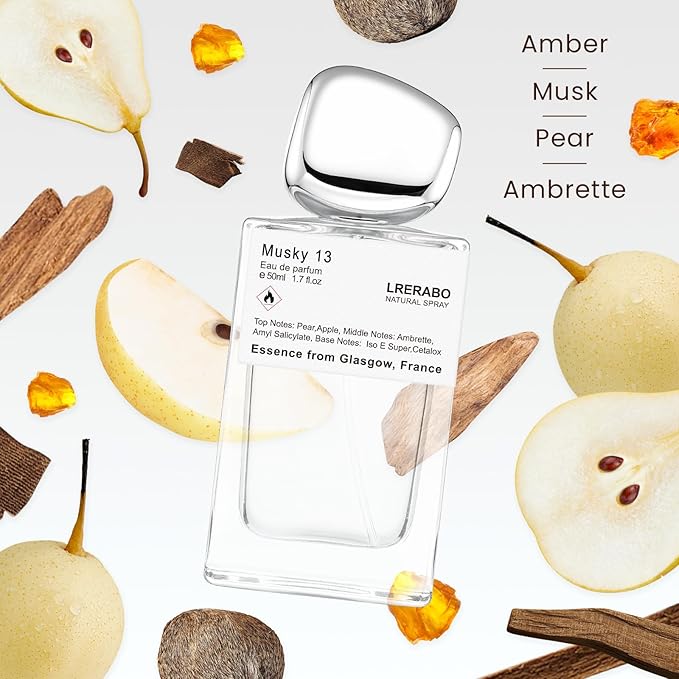 Ambre Musk Eau de Parfum - Inspired by L' Labo's ANOTHER 13 Perfume For Women & Men, Paraben Free, Vegan, Clean Ingredients, Unisex - Fragrance Spray 50 ml | 1.7 oz