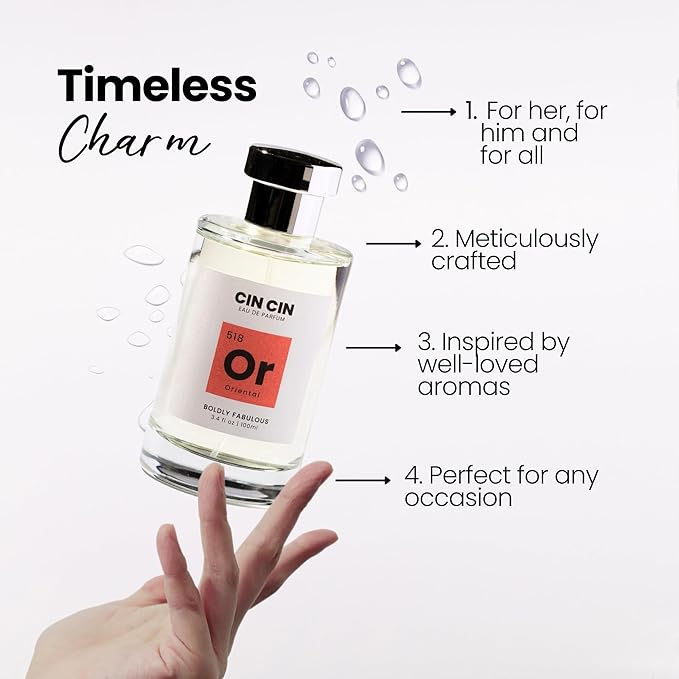 Cin Cin La Grande - Oriental 540 Eau de Parfum 100ml Inspired by M.F.K B.accarat R.ouge 5.40 Perfume for Women and Men - Long-Lasting Fragrance, Paraben-Free, Concentrated & Luxury Scented EDP