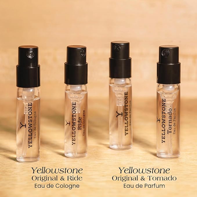 Tru Fragrance Beauty Yellowstone Discovery Set- 2 Ml Sample Set - Men's and Women's
