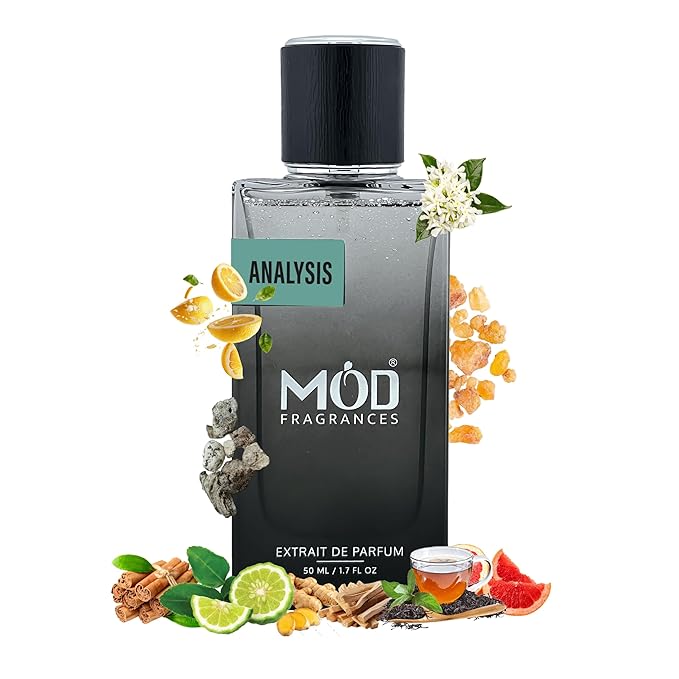 Mod Fragrances Analysis Extrait de Parfum for Men – Long Lasting Fresh Aromatic Perfume Dupe | Luxury Floral Woody Citrus Blend Inspired by Imagination