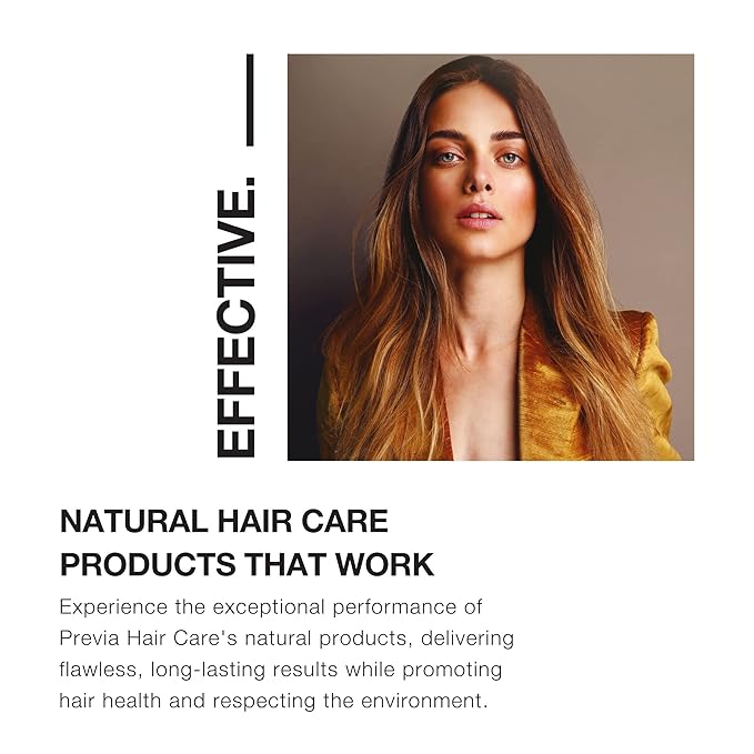 PREVIA Hair Plumping Serum for Thinning Hair Increase Thickness & Density Advanced Treatment for Hair Regrowth and Loss Moisturizing Nourishing Formula Sulfate Free Paraben Free 6.7 oz