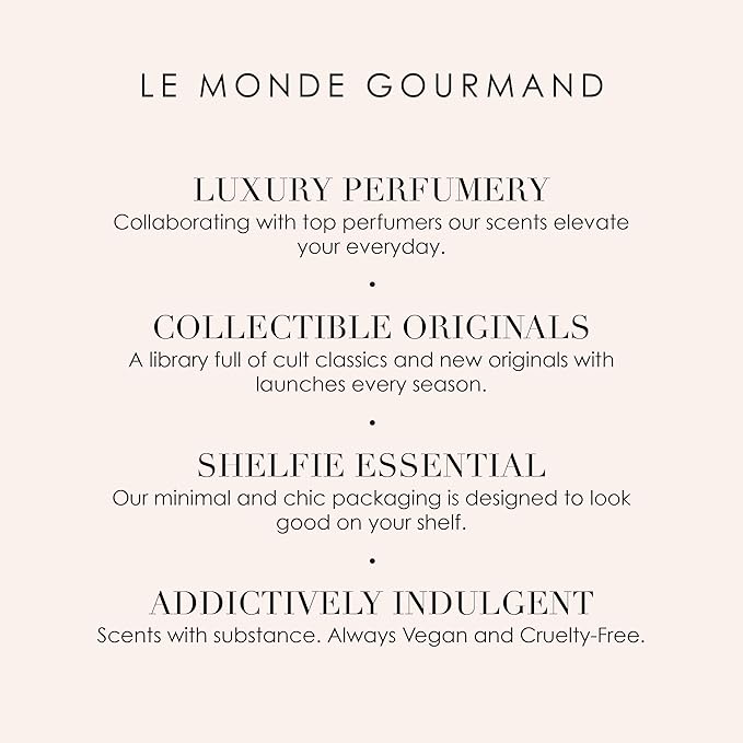 Le Monde Gourmand Latte D'or Eau de Parfum - 1 fl oz (30 ml) - Coconut, Warm, Spicy, Ginger Perfume Notes