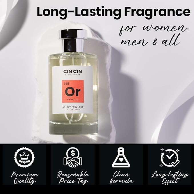 Cin Cin La Grande - Oriental 540 Eau de Parfum 100ml Inspired by M.F.K B.accarat R.ouge 5.40 Perfume for Women and Men - Long-Lasting Fragrance, Paraben-Free, Concentrated & Luxury Scented EDP
