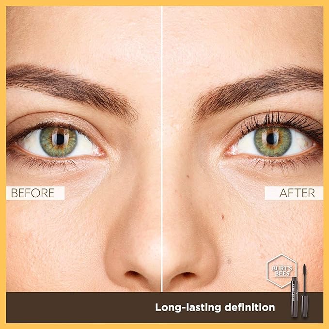 Burt’s Bees 100% Natural Nourishing Mascara, Classic Black - 0.4 Ounce