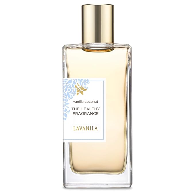 Lavanila Vanilla Coconut Perfume for Women 1.7 Fl Oz - Tropical Coconut, Tahitian Tiare Flower & Warm Vanilla Fragrance, Clean and Natural Eau de Parfum Made In USA