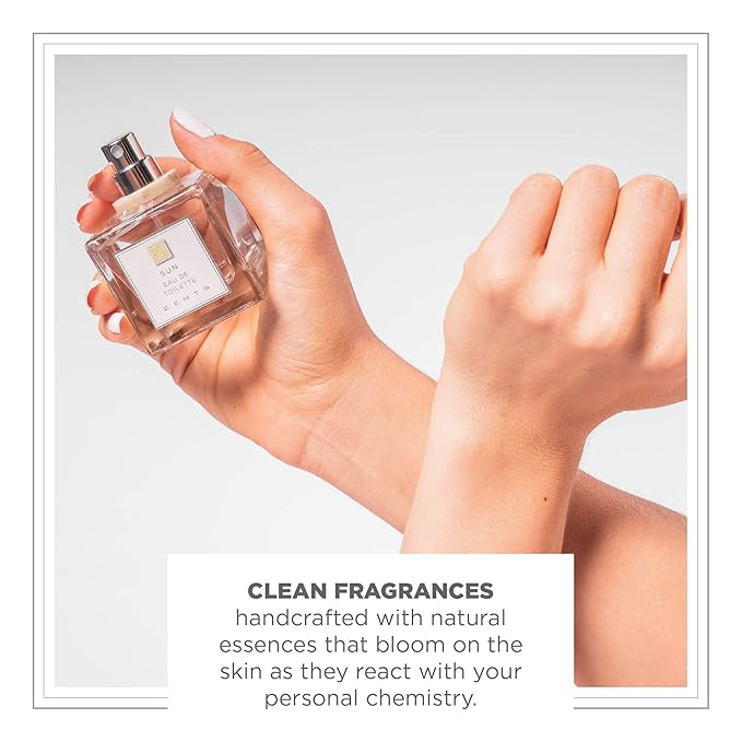 Zents Eau de Parfum (Sun) for Women & Men | Long-Lasting Clean Fragrance with Vanilla, Sandalwood & Vetiver | Warm & Woody Scent | 1.69 oz