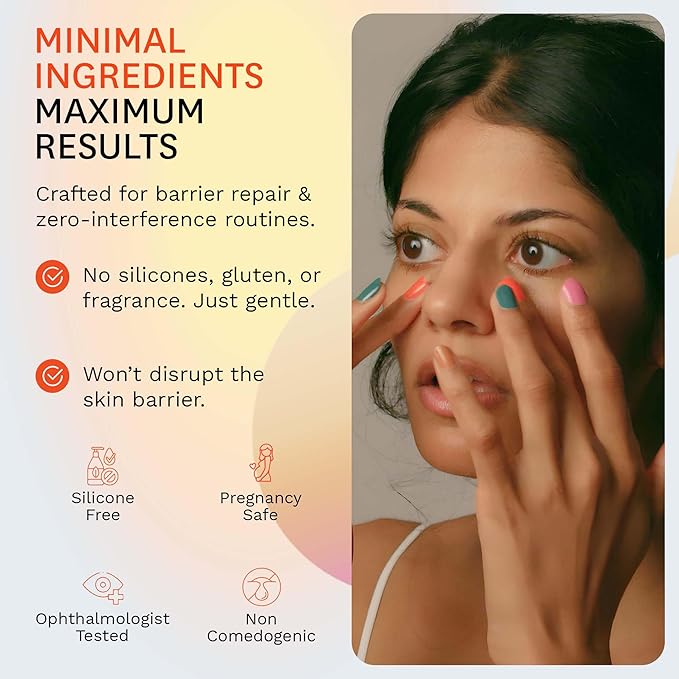 Fig.1 Triple Action Vitamin C Eye Cream Refill | Anti Aging Under Eye Cream for Dark Circles, Puffiness & Wrinkles | Vitamin C + Caffeine to Glow & Refresh Tired Eyes | Fragrance-Free, Refillable