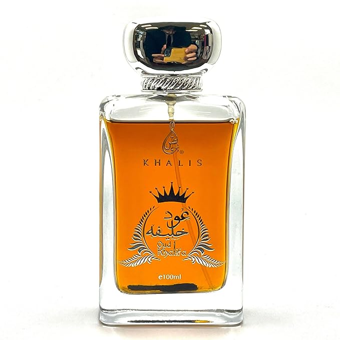 Oud Khalifa Eau de Parfum 3.4 oz - Sweet Arabian Oud Blend with Warm Wood Accords Unisex Perfume loved for its long lasting trail and compliment catching aroma