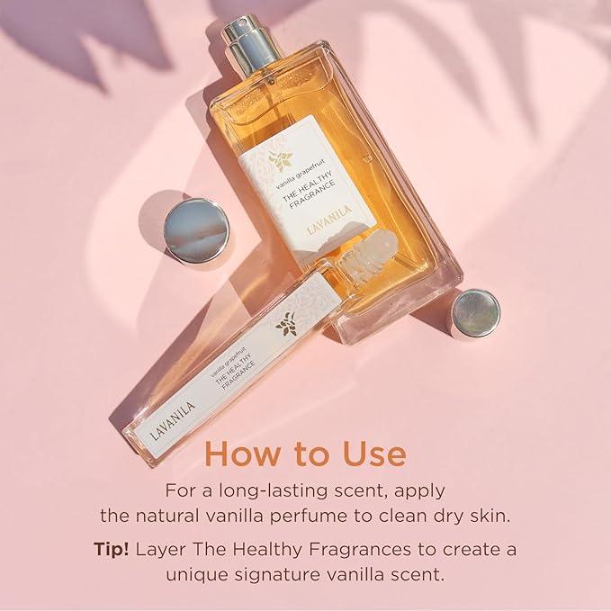 Lavanila Vanilla Grapefruit Perfume for Women, 1.7 Fl Oz - Citrus, Warm Cedarwood & Soft Vanilla Fragrance, Clean and Natural Eau de Parfum Made In USA