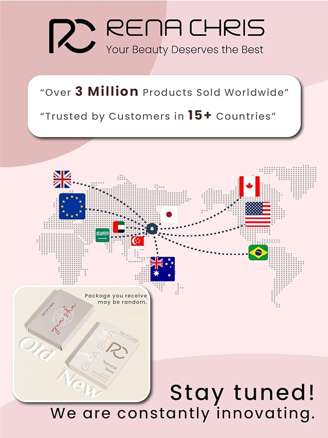 Rena Chris Gua Sha Facial Tools: Natural Rose Quartz Guasha Tool for Face Acupuncture Therapy, Facial Massager for Jawline Sculpting and Puffiness Reducing (Pink)